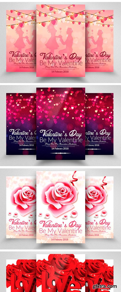 CM - 10 Valentines Day Flyer Bundle 2173339