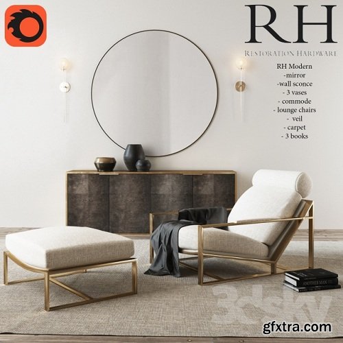 Restoration Hardware Modern Armchair