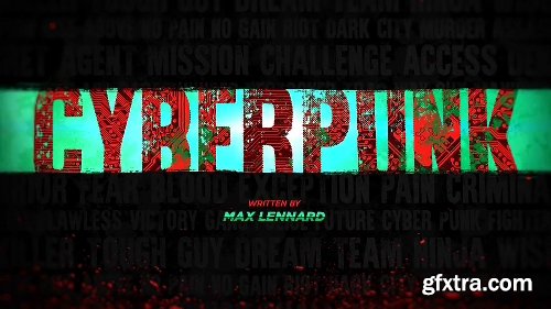 Videohive Cyberpunk Movie Titles 15821778