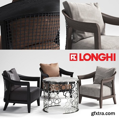 Fratelli Longhi CODY Armchair 3D model