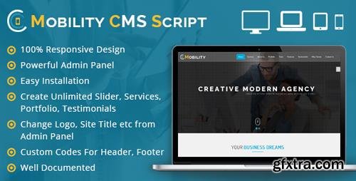 CodeCanyon - Mobility CMS Script v1.0.3 - 17322131