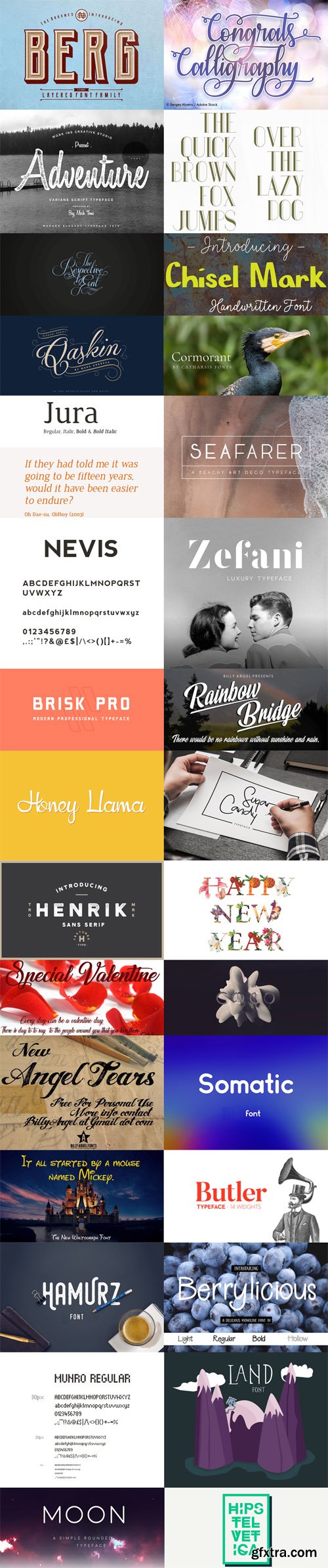 30 Fully Developed Ideal Fonts for Headings & Buttons