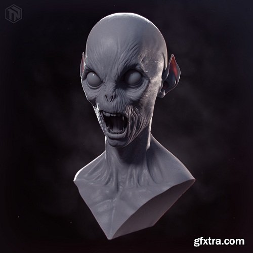 Gumroad - Creature Sculpting in Zbrush from Concept Art - Tom Newbury