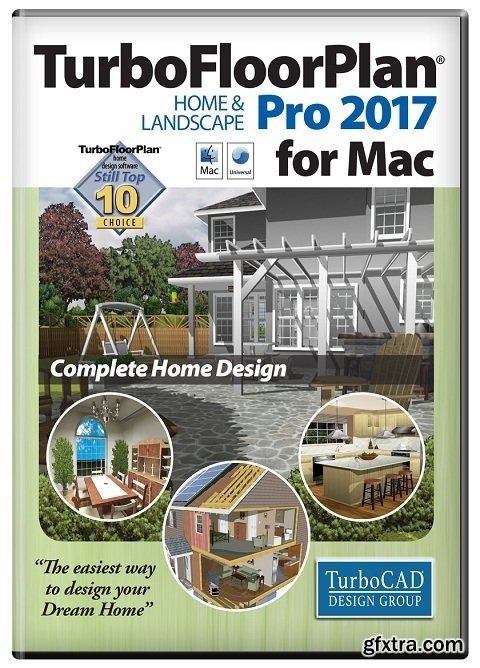 IMSI TurboFloorPlan Home & Landscape Pro 2017 v19.0.1 (macOS)