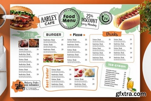 Cafe Menu Template