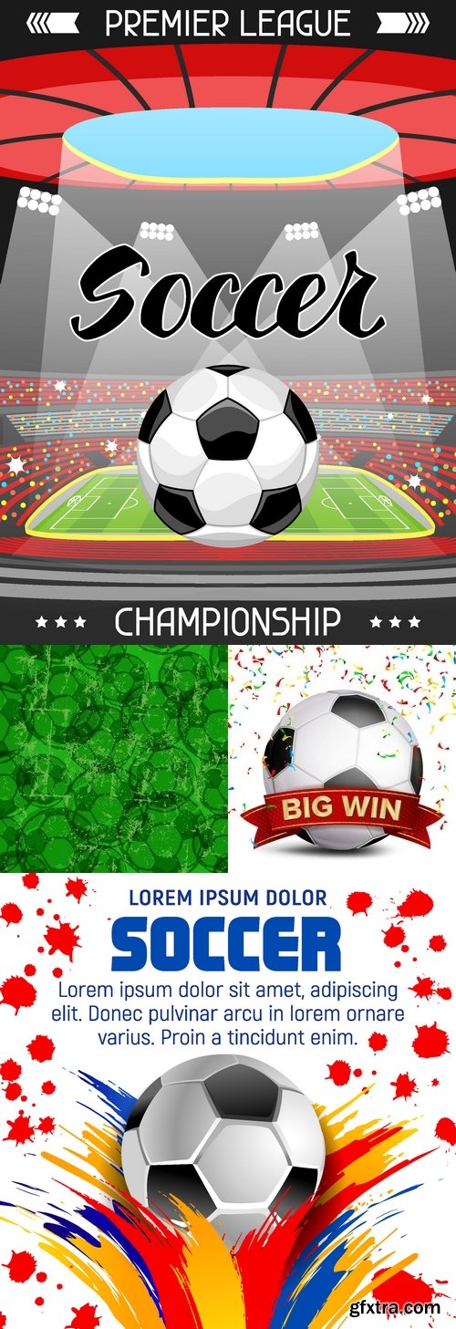 Vectors - Creative Football Backgrounds 32