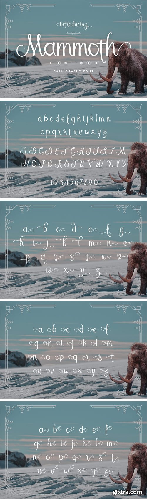 Fontbundles - Mammoth Font