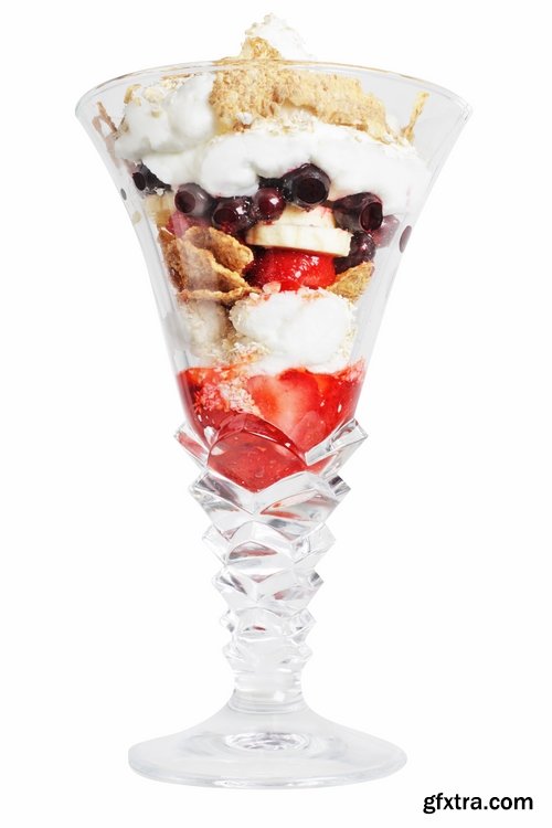 Milkshake drink cream chocolate mousse with fruit milk 25 HQ Jpeg