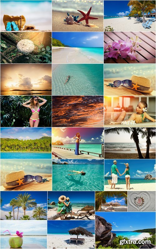 Vacation tourism holiday island beach sea ocean sky sunset tree 25 HQ Jpeg