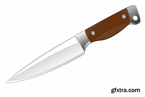 Icon knife folding knife vector image 25 EPS