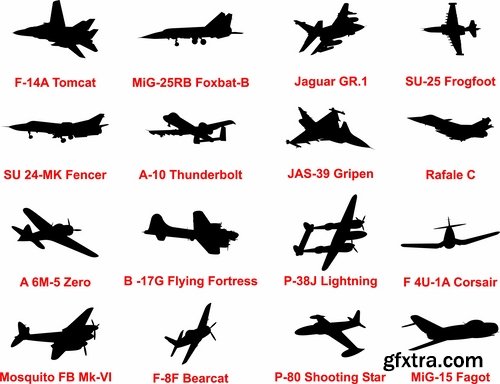 Aircraft helicopter air transport fighter bomber 25 EPS