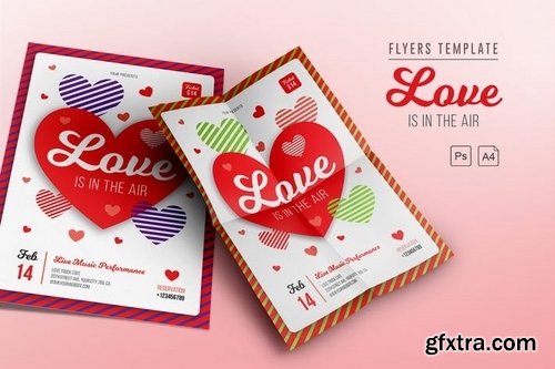 GraphicRiver - Love is in the Air Flyers 21340380