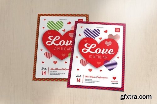 GraphicRiver - Love is in the Air Flyers 21340380