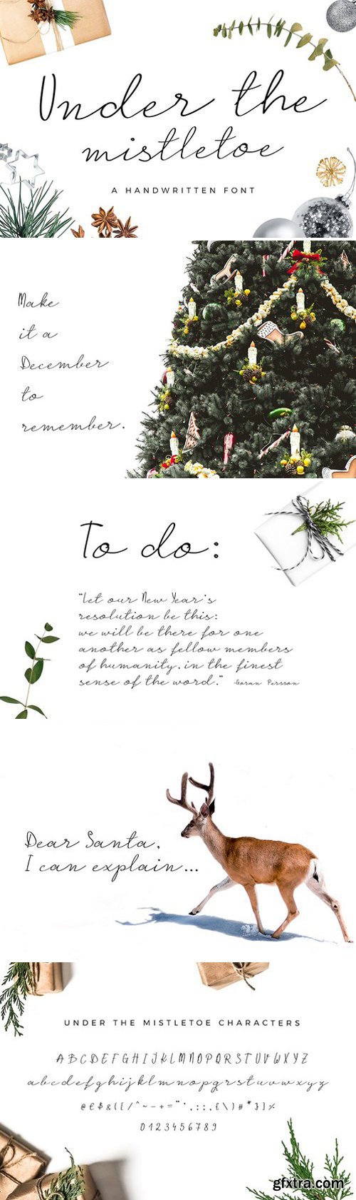 CM - Under the Mistletoe- Script Font 2176746