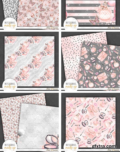 CM - But First, Makeup Digital Paper 2196242