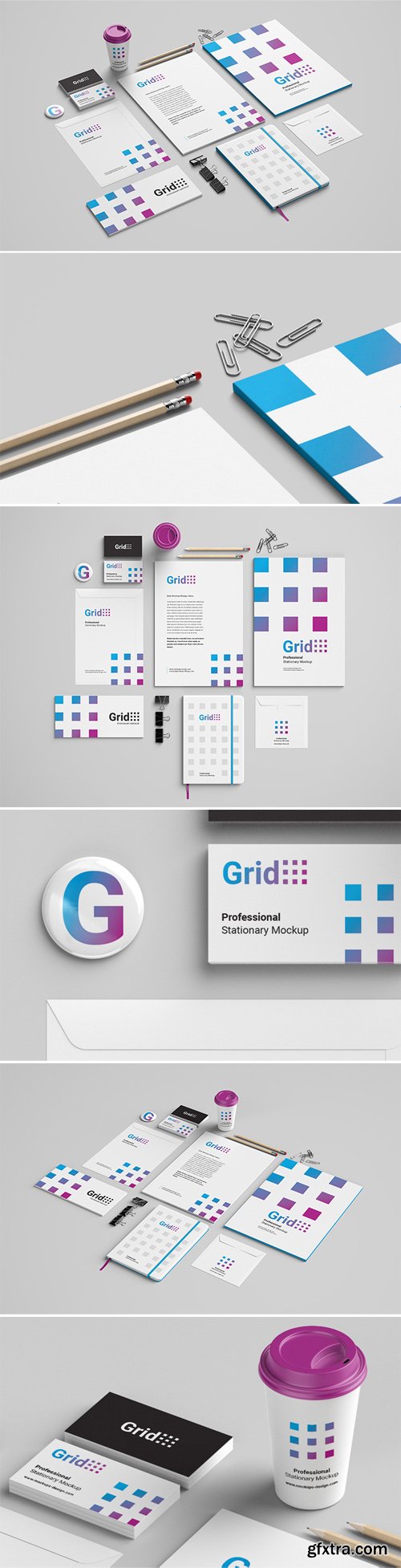 Stationery PSD Mockups