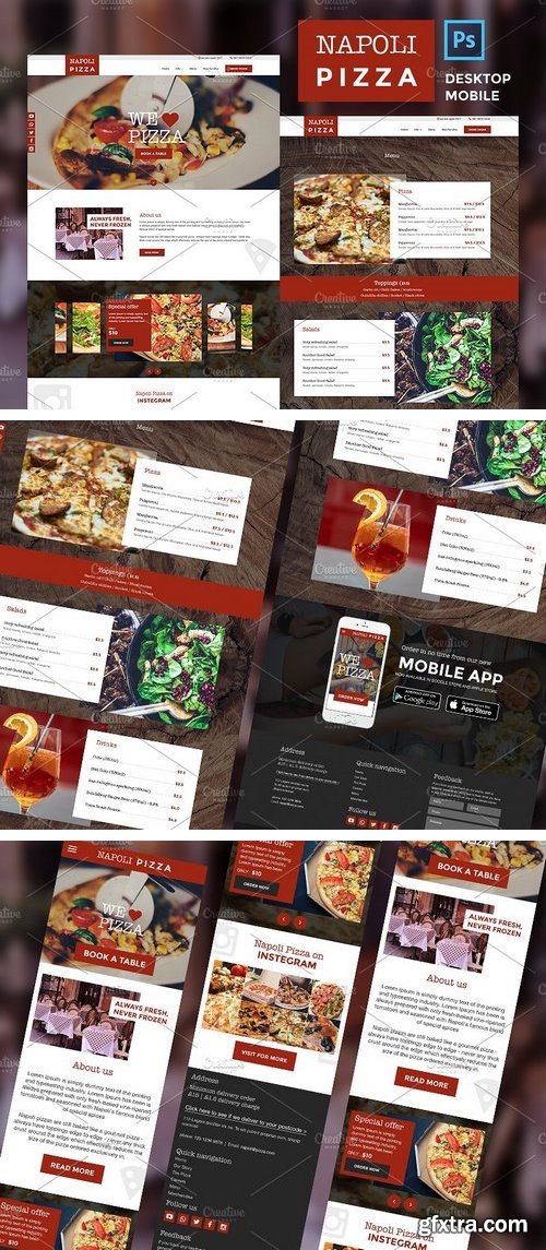 CM - Pizza restaurant website PSDs 1999244