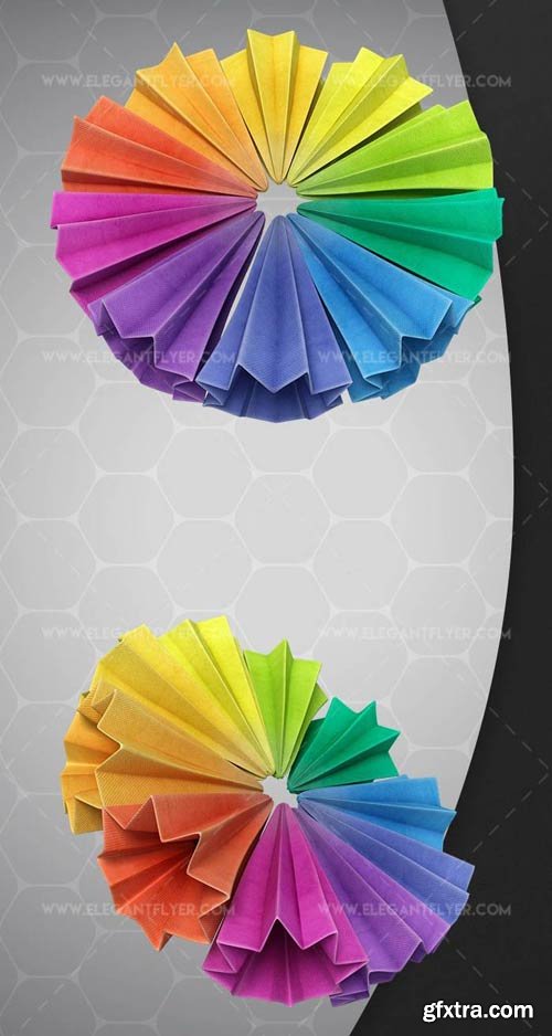 Paper Flower V1 2018 3d Render Templates