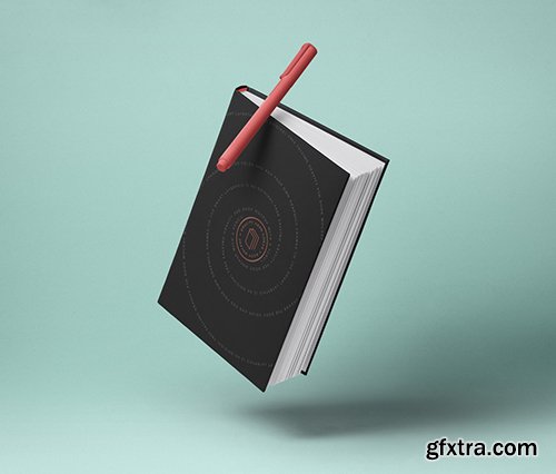 Gravity Psd Book Mockup Hardcover 2