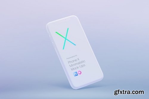 Phone X Minimalistic Mock-Ups