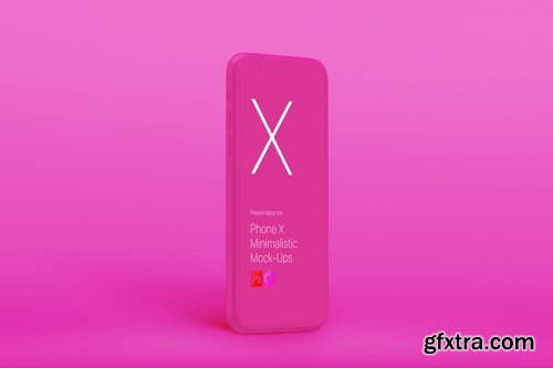 Phone X Minimalistic Mock-Ups