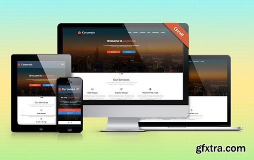 Learn PSD to Responsive Parallax HTML/CSS Web Design