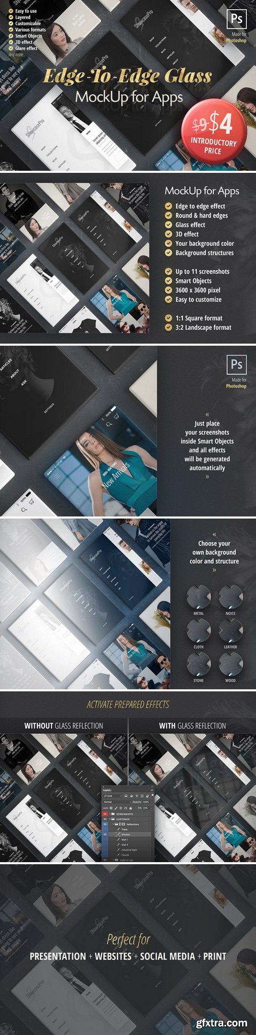 CM - Edge-to-Edge Glass App Mockup 2186130