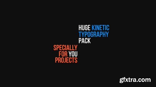 Videohive Dynamic Typography Pack [100 Titles] 4K 60 FPS 21218812