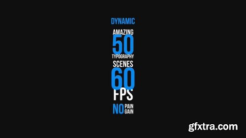 Videohive Dynamic Typography Pack [100 Titles] 4K 60 FPS 21218812