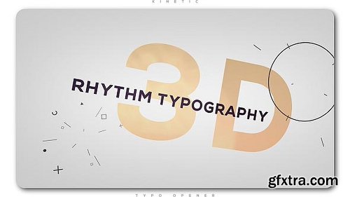 Videohive 3D Rhythm Typography Intro 20487522