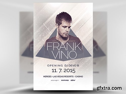 Minimal House DJ Flyer Template