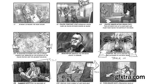 Drawing Storyboards for the Entertainment Industry in Photoshop