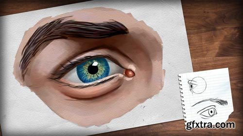 Drawing the Human Eye in Photoshop