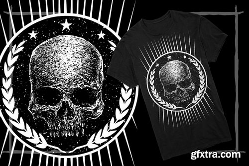 CM - T-Shirt Design Skull 2259611