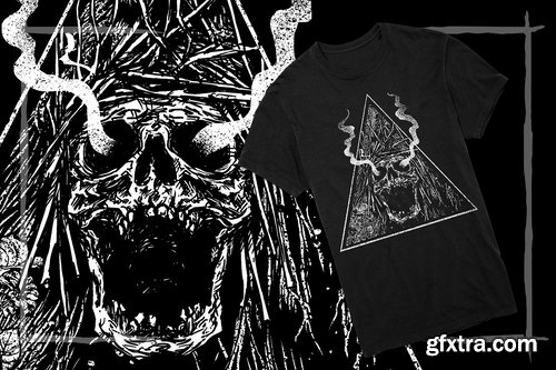 CM - T-Shirt Design Skull 2259611