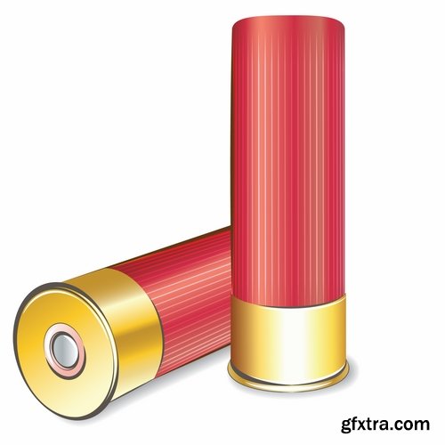 Chuck bullet ammunition vector image 25 EPS