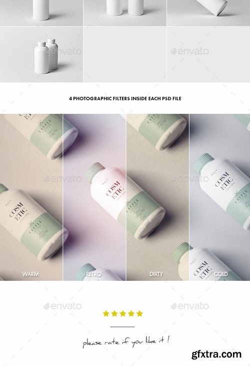 GraphicRiver - Cosmetic Bottle Mock-up 4 21337398