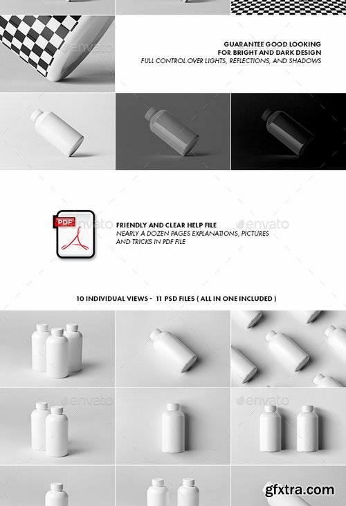 GraphicRiver - Cosmetic Bottle Mock-up 4 21337398