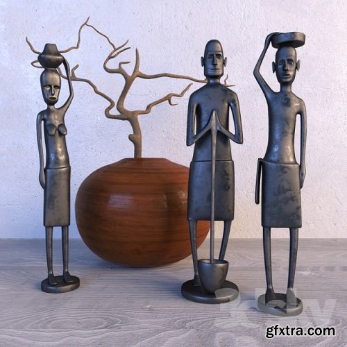 African Sculpture 3d Models