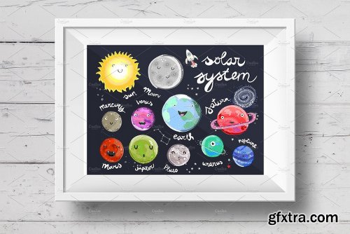 CreativeMarket Solar System 2118418