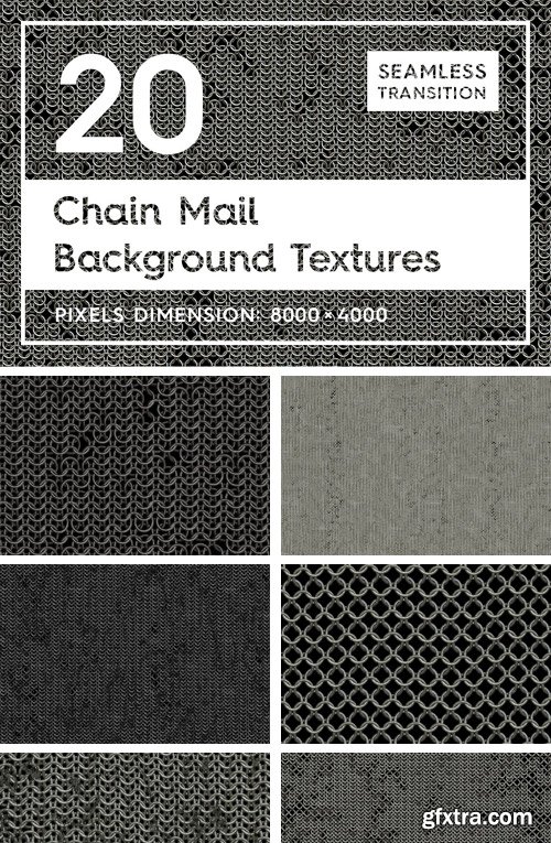 CM - 20 Chain Mail Background Textures 2164566