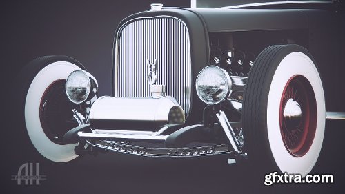 32 Ford Hot Rod 3D Model