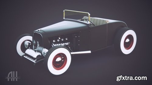 32 Ford Hot Rod 3D Model