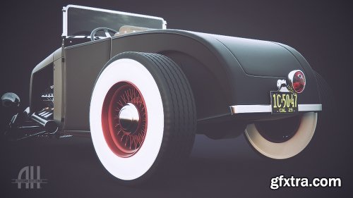 32 Ford Hot Rod 3D Model