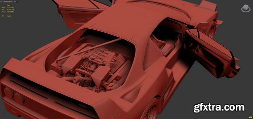 Ferrari F40 3D Model