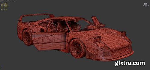 Ferrari F40 3D Model