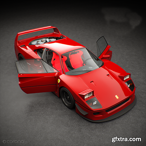 Ferrari F40 3D Model