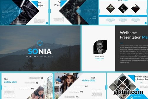 CM - 25% Off Sonia Keynote Template 2249756