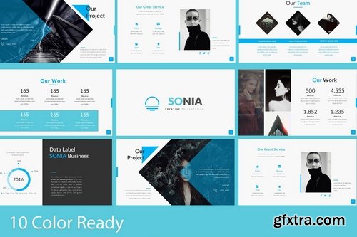 CM - 25% Off Sonia Keynote Template 2249756