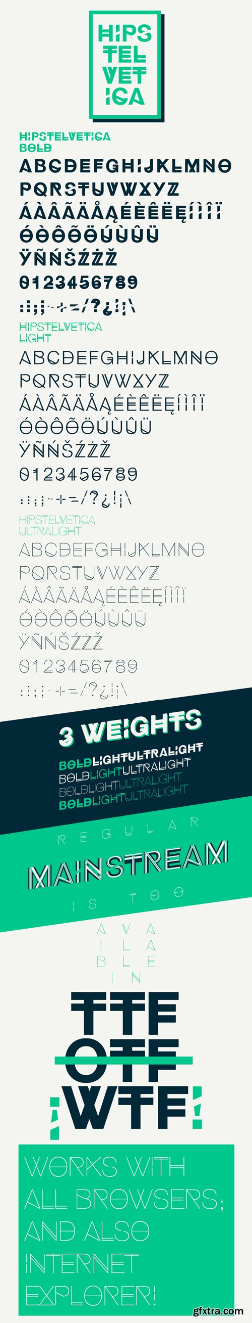 Hipstelvetica Font (Re-Up)